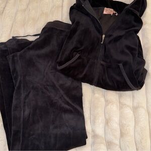 Juicy Couture Black Velour Jacket